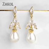 Pearl Statement Earrings Silver Gift EP2921