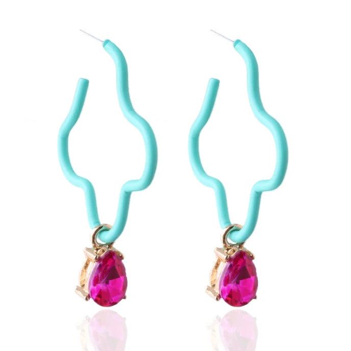 Y2K Candy Colorful Earring Epoxy Brinco Ear Oorbellen Multicolor