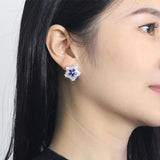 CZ Flower Christmas Earrings for Women CZ179