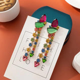 Sparkly Crystal X-mas Drop Earrings