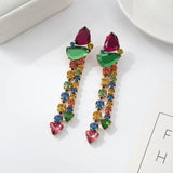 Sparkly Crystal X-mas Drop Earrings