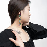 Sparkly Crystal X-mas Drop Earrings