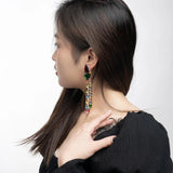 Sparkly Crystal X-mas Drop Earrings