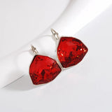 18k Triangle Dangle Earrings for Party Wedding - Bijoux Gift