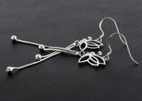 925 Silver Long Earrings for Women Girls Christmas Gift Statement Jewelry