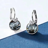 Bella V Drop Earring for Women Christmas Birthday Crystals from Austria