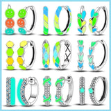 925 Silver Cat Claw Heart Earrings, Christmas Party Gift