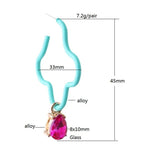 Y2K Candy Colorful Earring Paint Brinco Ear Oorbellen Multicolor Christmas Charm