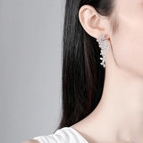 Elegant CZ Dangle Earrings for Women