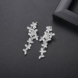 Elegant CZ Dangle Earrings for Women