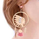 Tassel Earrings Crystal Long Brinco Ear Oorbellen Christmas Gift