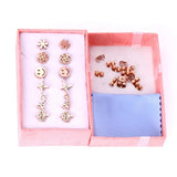 Christmas Steel Stud Earrings Set