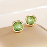 Anslow Crystal Stud Earrings Romantic Sweet Women Girls Christmas Gift