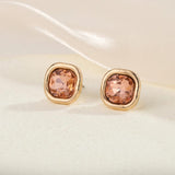Anslow Crystal Stud Earrings Romantic Sweet Women Girls Christmas Gift
