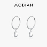 925 Silver Round Dangle Earrings Charm Drop - Christmas Jewelry