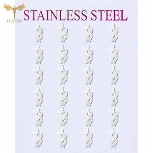 Fly Butterfly Earrings Small Ear Studs Stainless Steel Jewelry Accessories