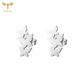 Fly Butterfly Earrings Small Ear Studs Stainless Steel Jewelry Accessories