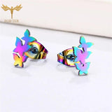 Fly Butterfly Earrings Small Ear Studs Stainless Steel Jewelry Accessories