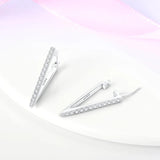Triangle Hoop Earrings for Girls Teens Women - Christmas Jewelry Gift