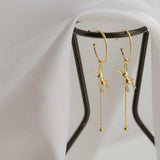 Rabbit Tassel Earrings Christmas Party Jewelry