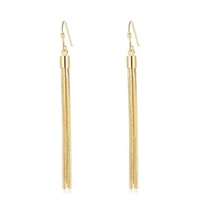 Long Tassel Ear Piercing Drop Earrings For Women Christmas Gift