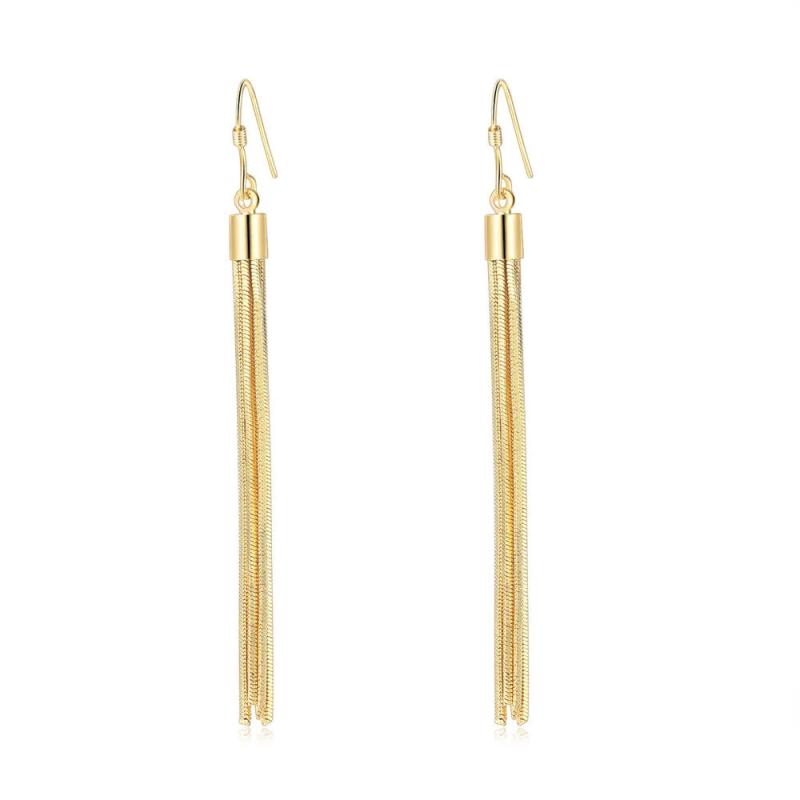 Long Tassel Ear Piercing Drop Earrings For Women Christmas Gift