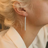 Long Tassel Ear Piercing Drop Earrings For Women Christmas Gift