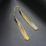Long Tassel Ear Piercing Drop Earrings For Women Christmas Gift