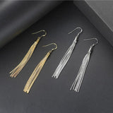 Long Tassel Ear Piercing Drop Earrings For Women Christmas Gift