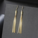 Long Tassel Ear Piercing Drop Earrings For Women Christmas Gift
