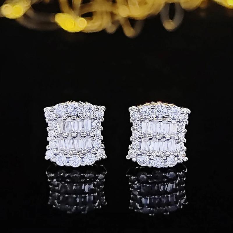 Princess Silver Earring For Women Lady Anniversary Gift Jewelry