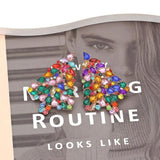 Rhinestone Christmas Tree Dangle Earrings for Women