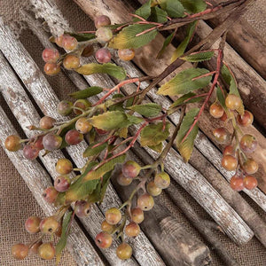 20 Heads Berries 1Branch Simulation Foam Flower Christmas Decor