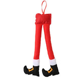 Christmas Tree Hanging Elf Santa Stuffed Legs Xmas Decor Ornaments