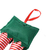 Christmas Tree Hanging Elf Santa Stuffed Legs Xmas Decor Ornaments