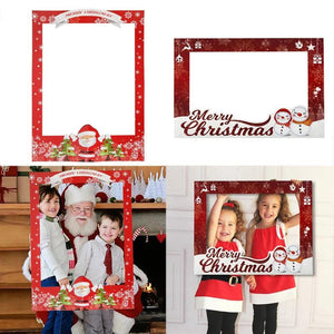 Christmas Picture Frame Prop Merry Christmas Photo Booth Xmas Photobooth