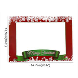 Christmas Picture Frame Prop Merry Christmas Photo Booth Xmas Photobooth