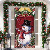 Christmas Banner Flag Santa Claus Christmas Tree Ornaments Decor Navidad Year