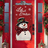 Christmas Banner Flag Santa Claus Christmas Tree Ornaments Decor Navidad Year