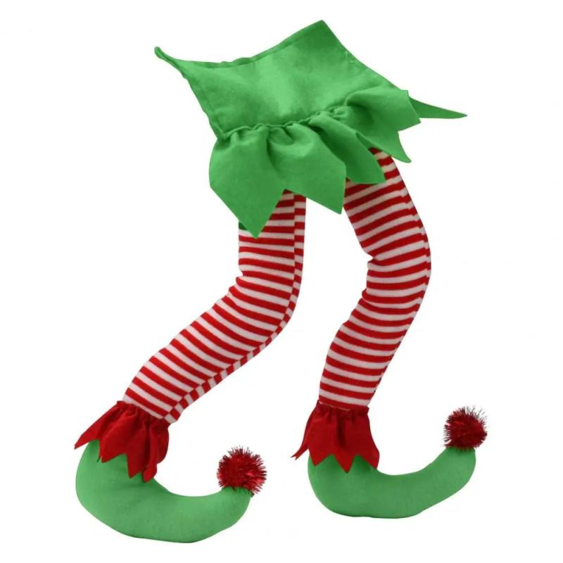 Christmas Tree Ornament Claus Elf Leg, Long-lasting Decorative