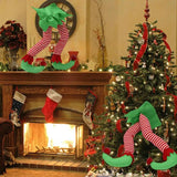 Christmas Tree Ornament Claus Elf Leg, Long-lasting Decorative