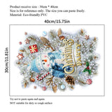 Christmas Tree Snowman Wall Stickers Home Decoration