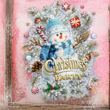 Christmas Tree Snowman Wall Stickers Home Decoration