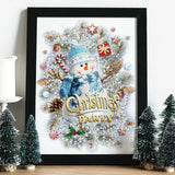Christmas Tree Snowman Wall Stickers Home Decoration