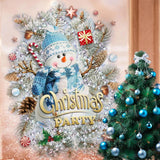 Christmas Tree Snowman Wall Stickers Home Decoration