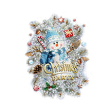 Christmas Tree Snowman Wall Stickers Home Decoration