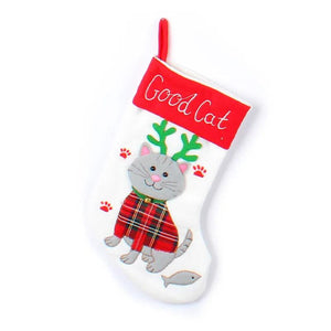 Dogs and Cats Cartoon Christmas Stockings Set