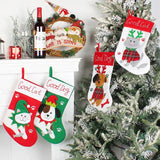 Dogs and Cats Cartoon Christmas Stockings Set
