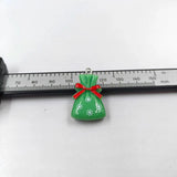 10pcs European Christmas Snow Bag Charms for Jewelry Making