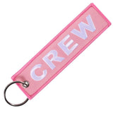 3 PCS Crew Keychain Aviation Embroidery Key Ring Chain for Christmas